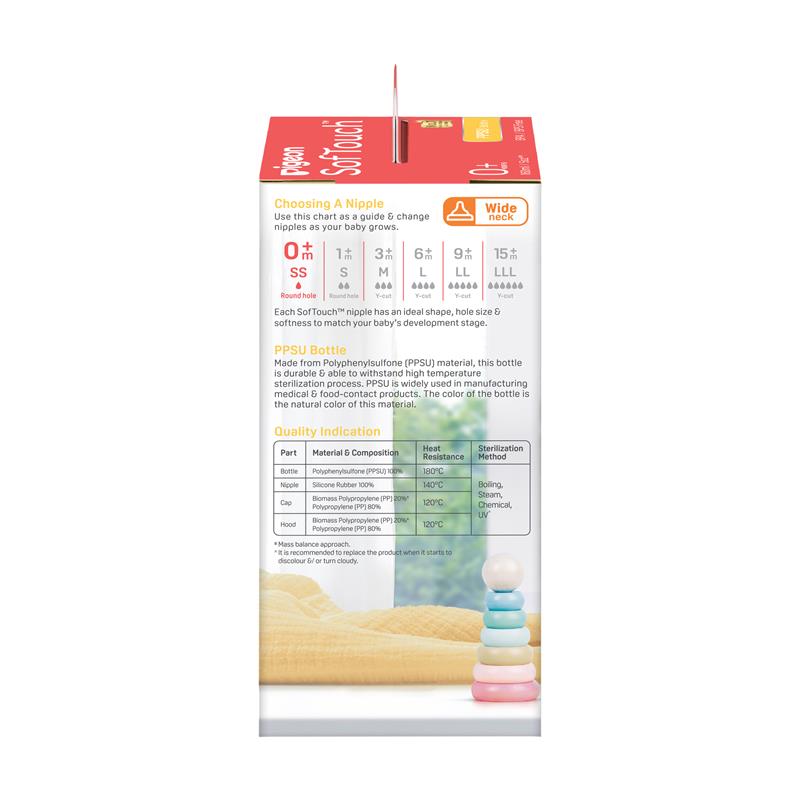 Pigeon SofTouch Bottle PPSU 160ml