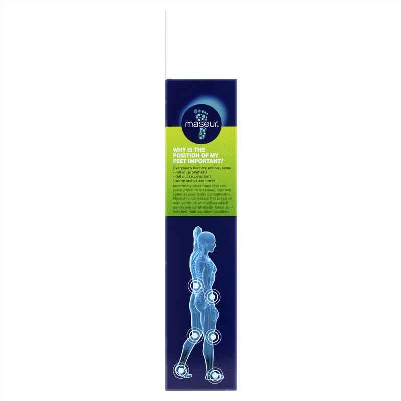 Maseur Invigorating Massage Sandal Black Size 6