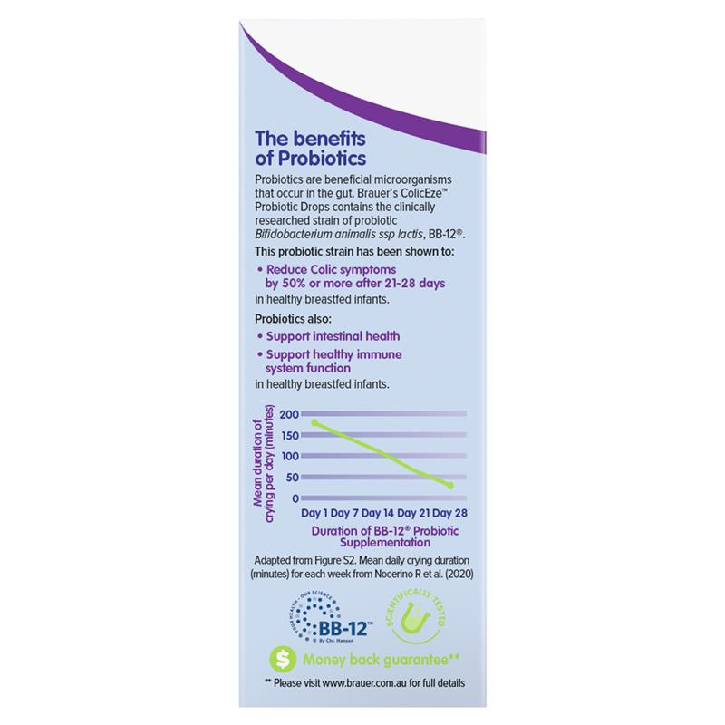 Brauer ColicEze Probiotic Drops For Infants 7.5ml - GimmeNow