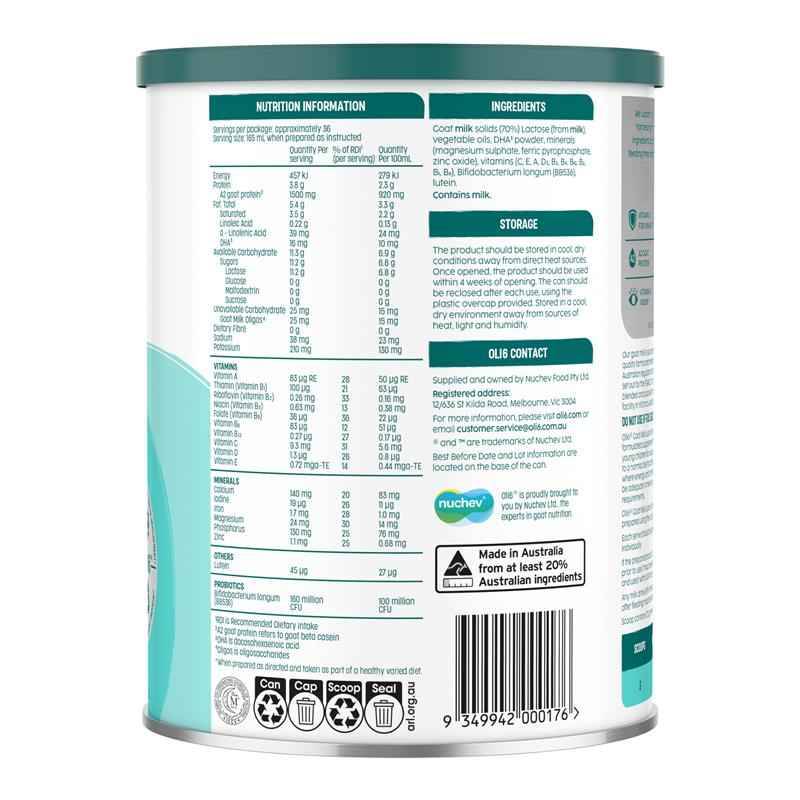 Oli6 Stage 4 Dairy Goat Milk Drink Junior 800g