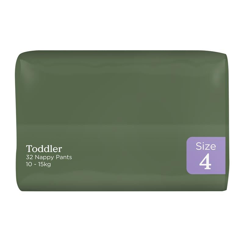 Tooshies Eco Nappy Pants Size 4 Toddler 10-15kg 32 Pack
