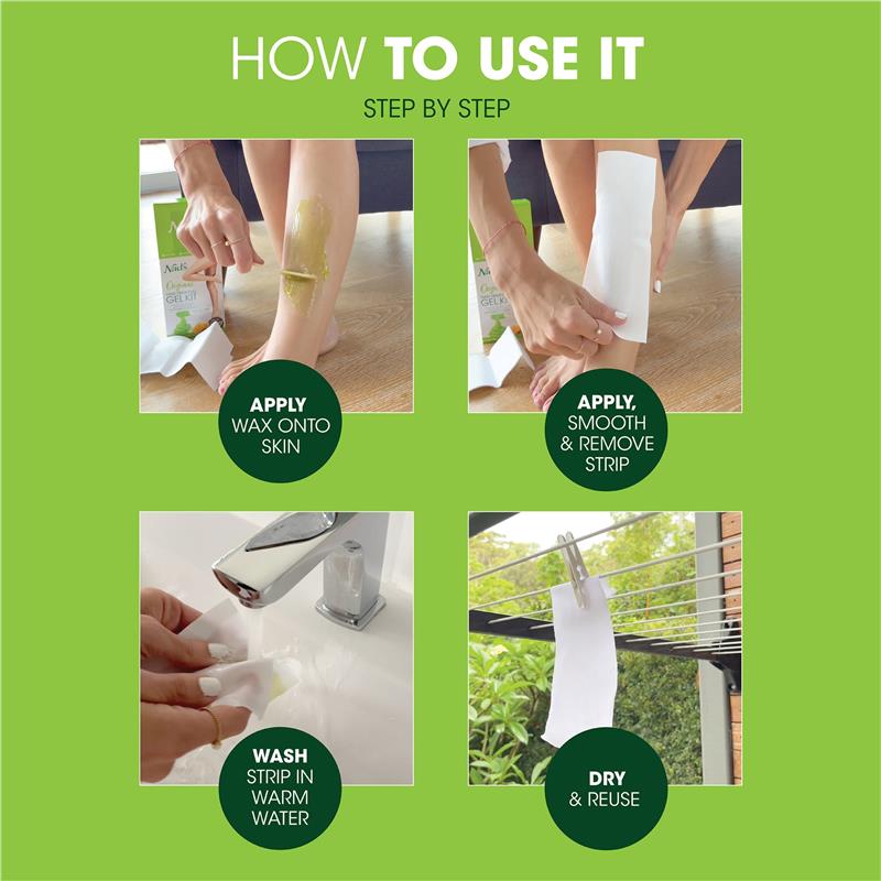 Nad's Premium Washable & Reusable Cotton Strips x 20