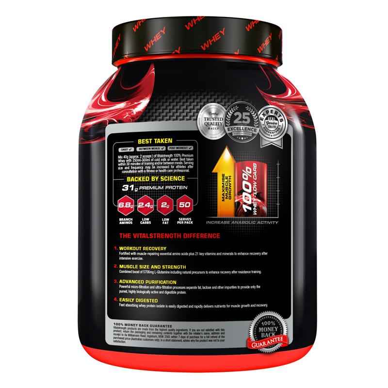 Vital Strength Launch Whey Protein Vanilla 2kg