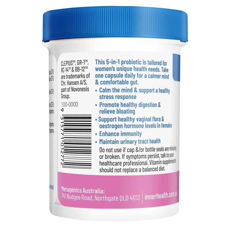 Inner Health Women's 5-in-1 Probiotic 30 Capsules