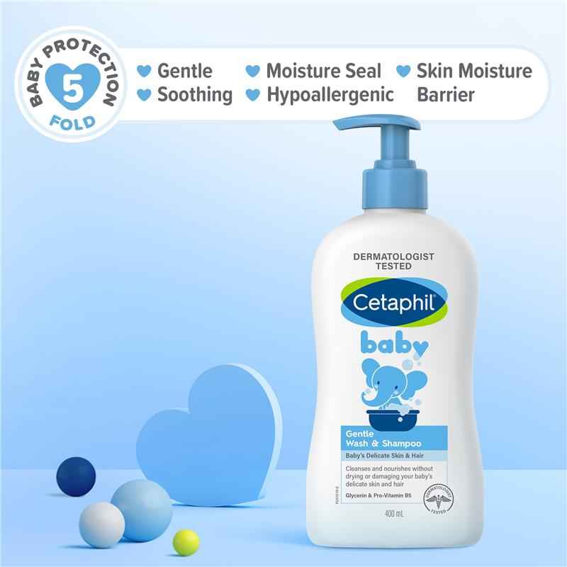Cetaphil Baby Gentle Wash and Shampoo 400ml