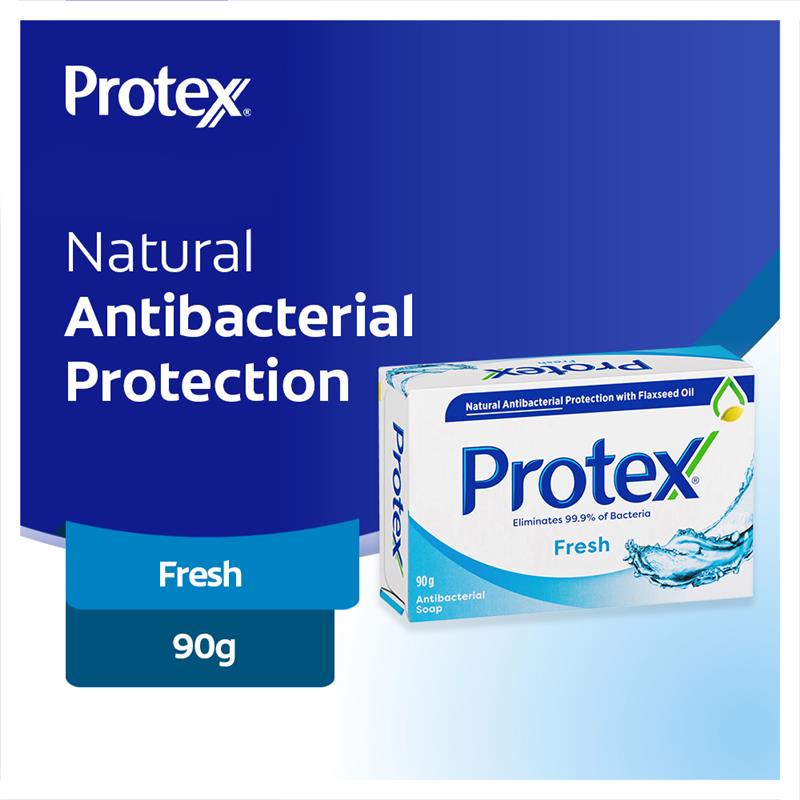 Protex Antibacterial Bar Soap Fresh Long lasting Freshness 90g