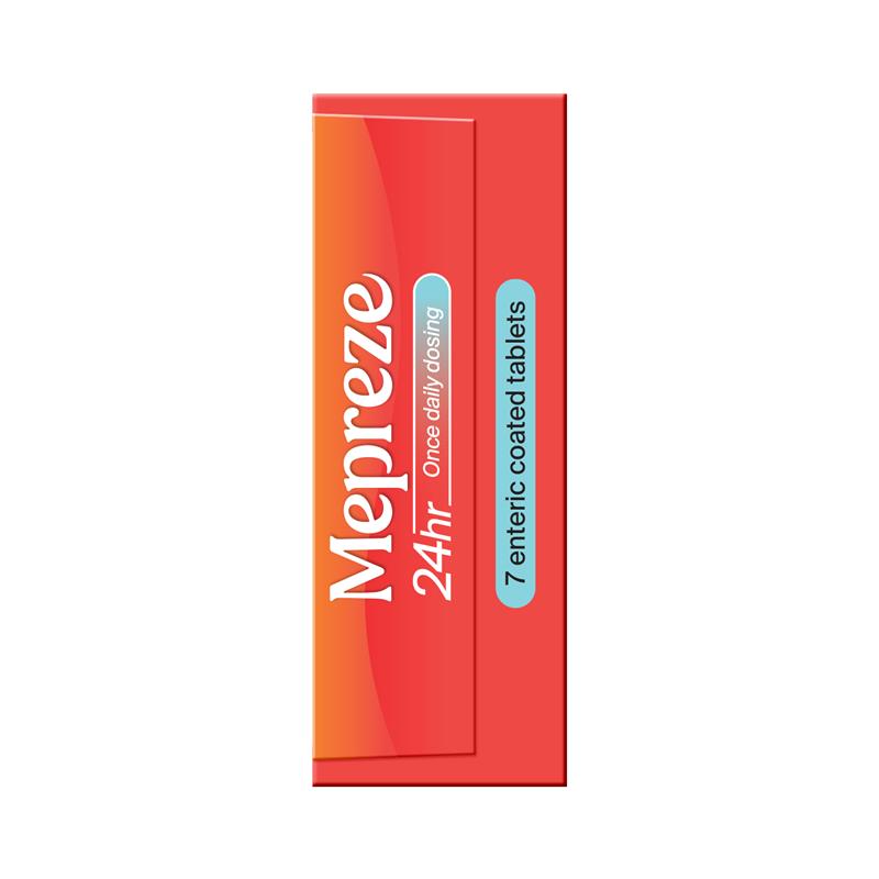 Mepreze 24Hr 20mg 7 Tablets