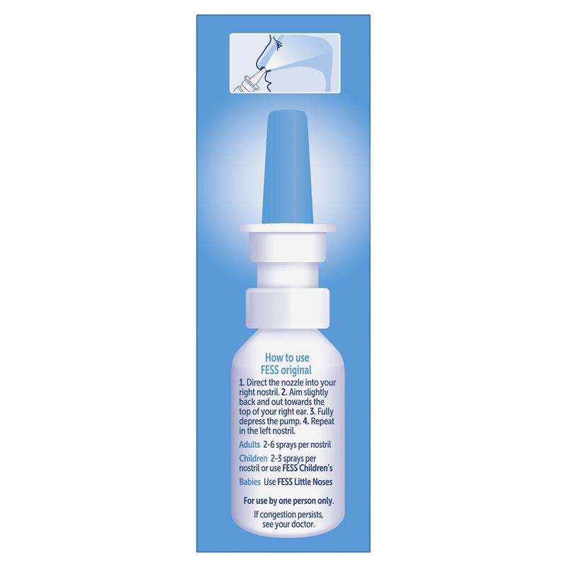 Fess Nasal Spray Twin Pack 150ml (2 x 75mL) - GimmeNow