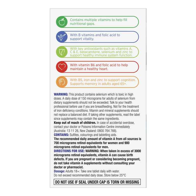 Centrum For Men 50+ 90 Tablets Exclusive Size