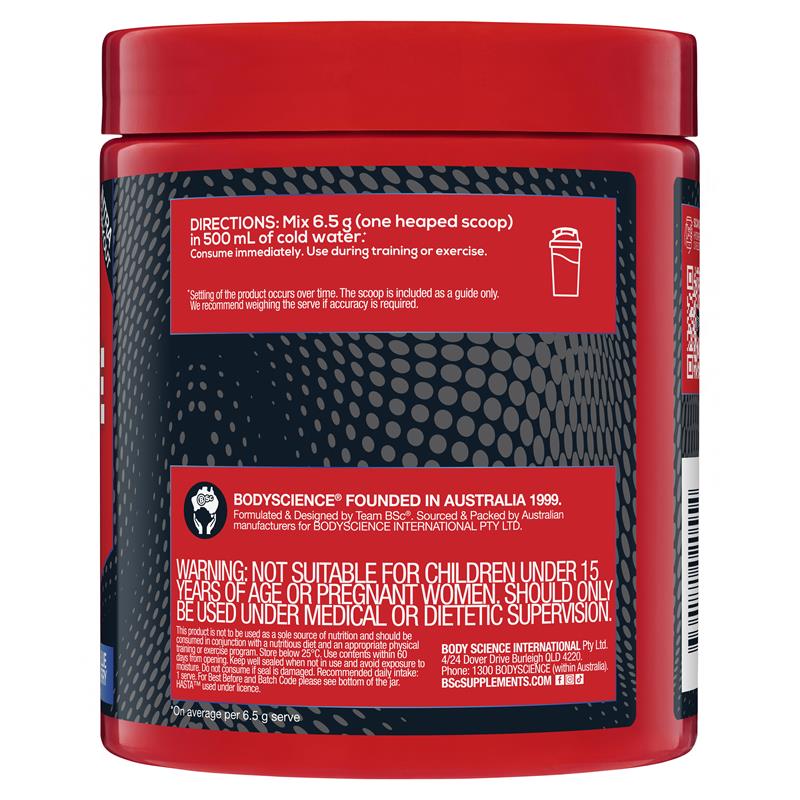 BSc Hydrate Salty Blue Raspberry 325g