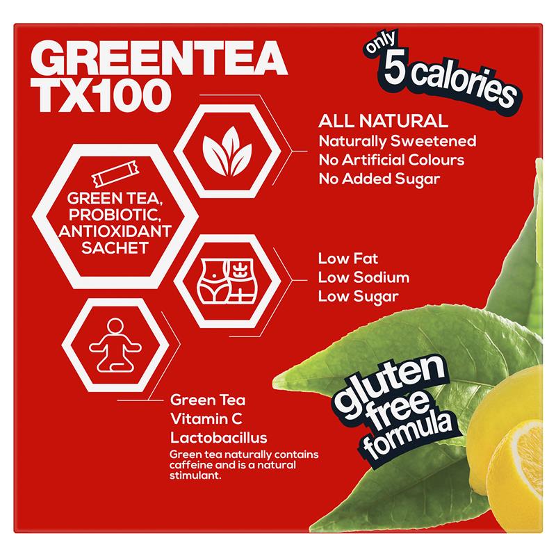 BSc Green Tea TX100 Lemon Lime 60 x 3g Serve NEW - GimmeNow