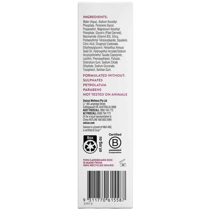 Swisse Skincare Vitamin C 10% Brightening Booster Serum 50ml