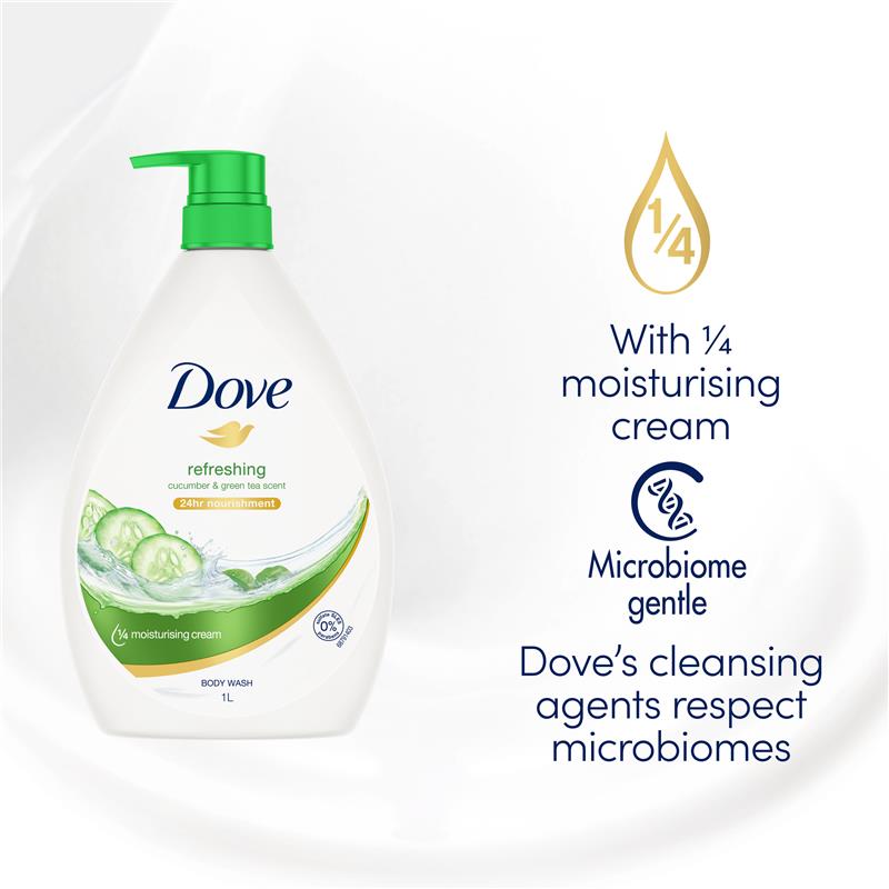 Dove Go Fresh Body Wash Fresh Touch 1L - GimmeNow