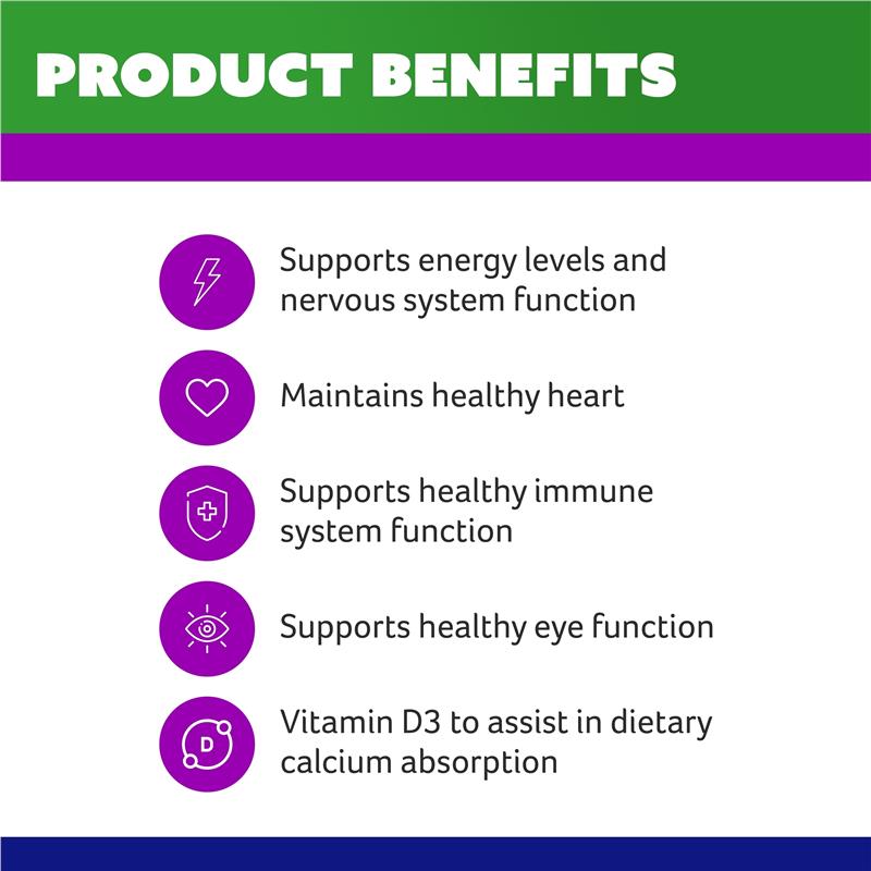 Cenovis Once Daily 50+ Multi Vitamins & Minerals 100 Capsules