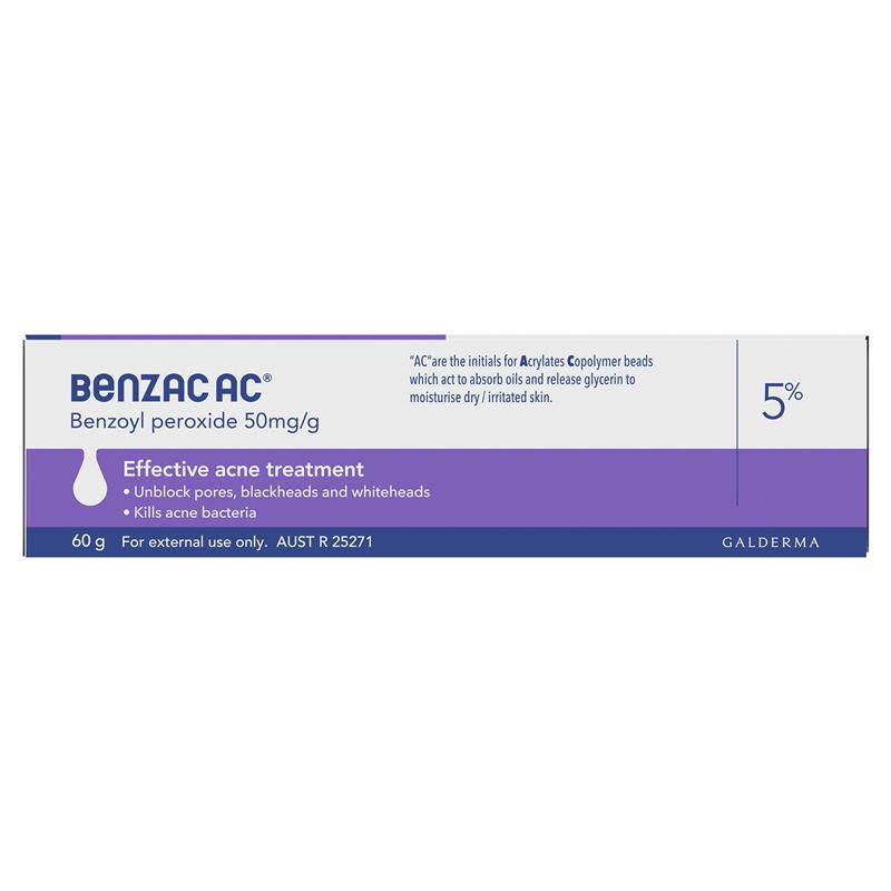 Benzac AC Gel 5% 60g - GimmeNow