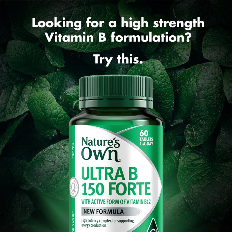 Nature's Own Ultra B 150 Forte 60 Tablets - GimmeNow