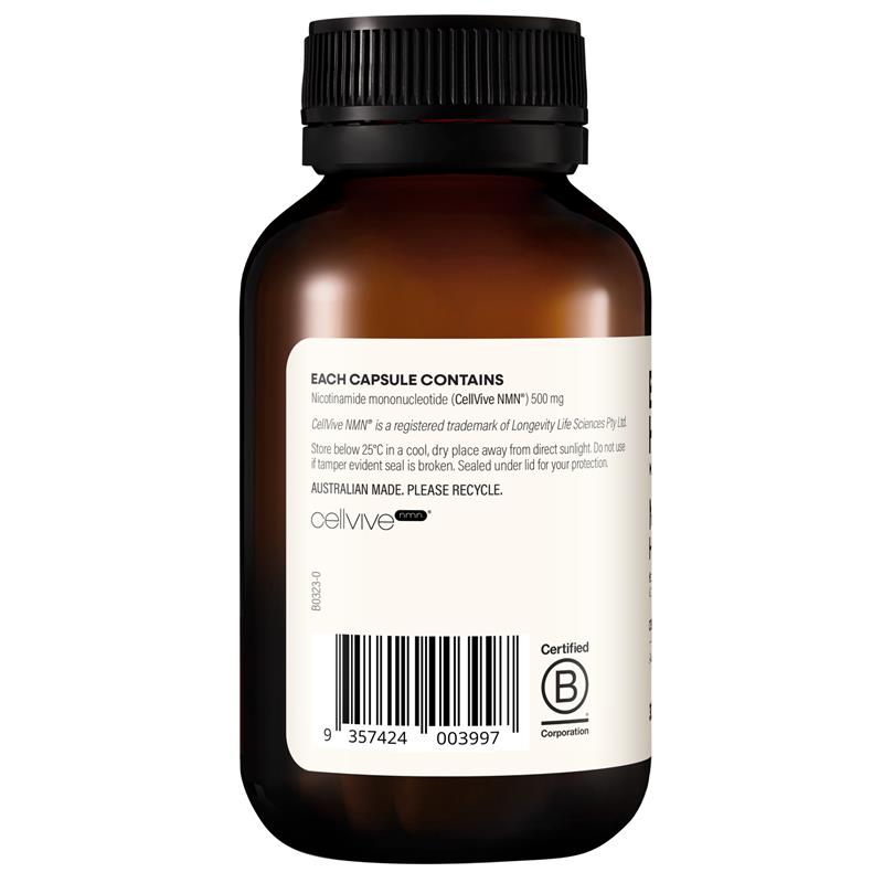 BioHack Wanderlust NMN 500 High Strength 30 Capsules