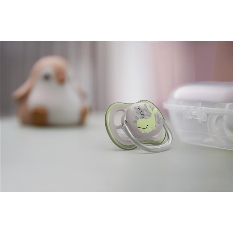 Avent Ultra Air Soother 6-18 Months Deco Mixed 2 Pack
