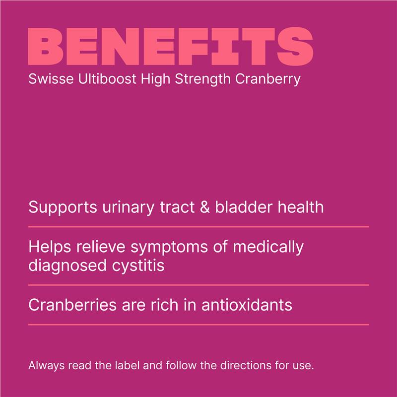 Swisse Cranberry 25000mg 30 Capsules - GimmeNow