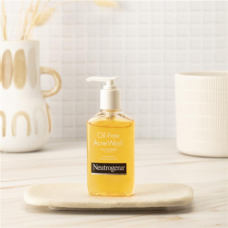 Neutrogena Oil Free Acne Wash Face Cleanser 175mL - GimmeNow
