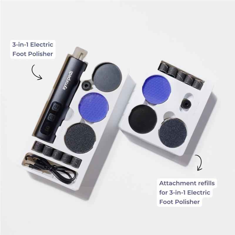 Synxpedi Electric Foot Polisher Attachment Refills