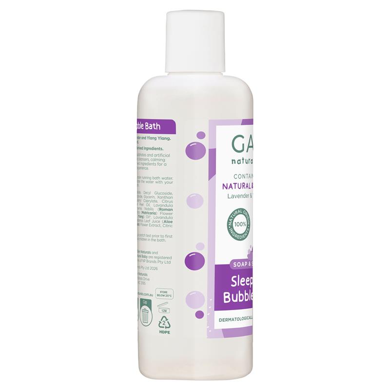 Gaia Natural Baby Bubble Bath Sleeptime 250ml