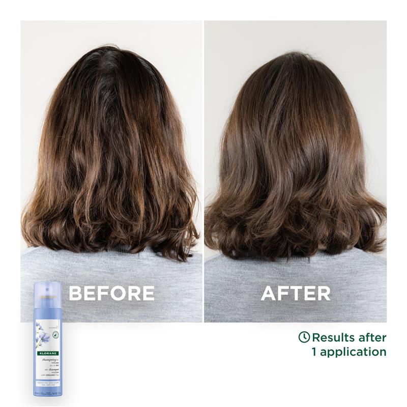 Klorane Dry Shampoo with Organic Flax XL Volume 150ml - GimmeNow