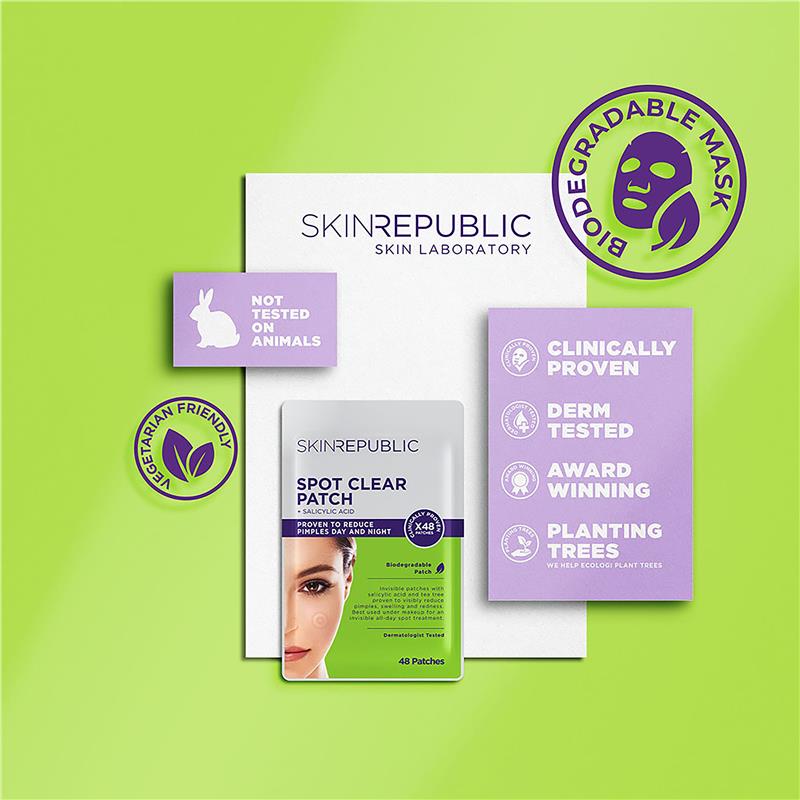 Skin Republic Spot Clear Salicylic Acid Patch 48 Pack