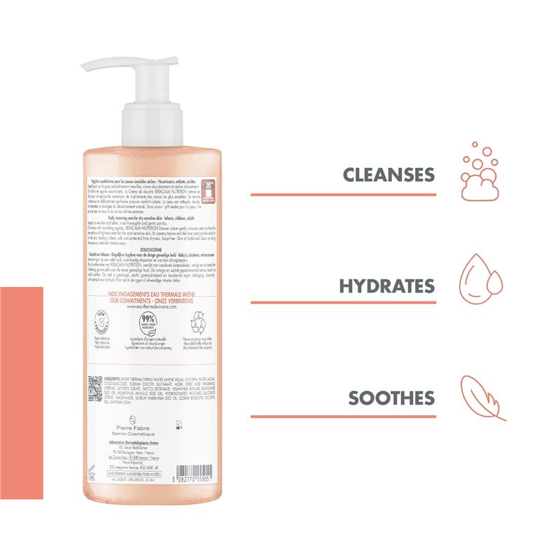 Avene Xeracalm Nutrition Shower Cream 500ml