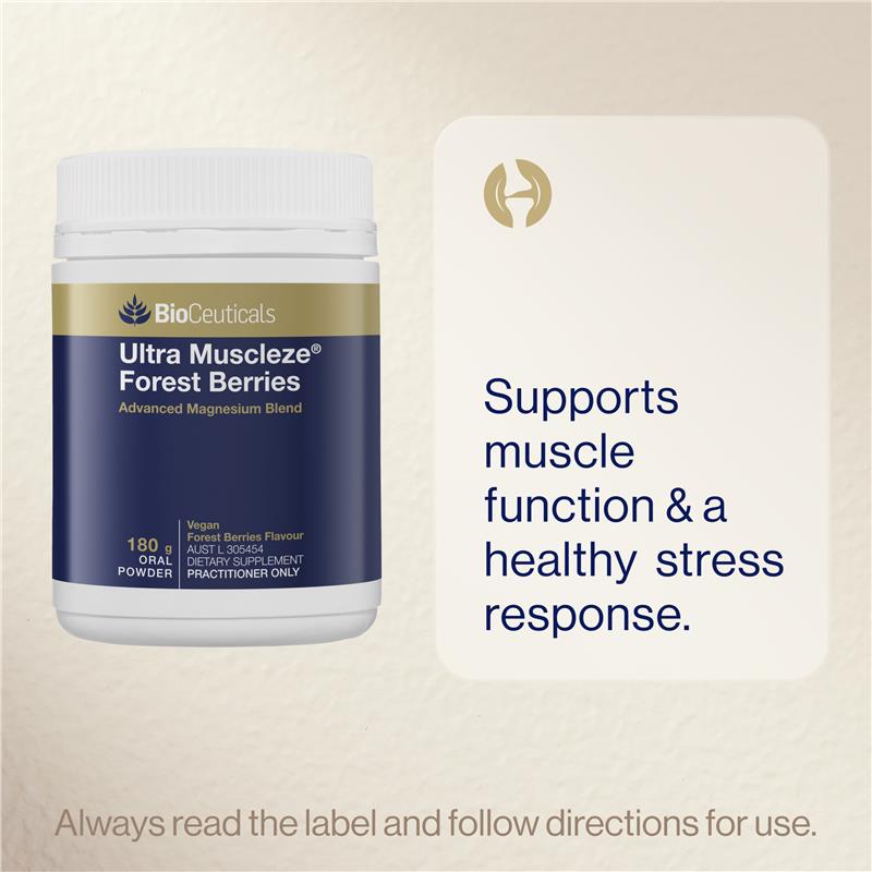 BioCeuticals Ultra Muscleze® Forest Berries 180g - GimmeNow
