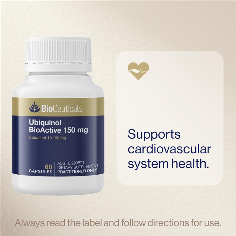BioCeuticals Ubiquinol BioActive 150mg 60 Capsules