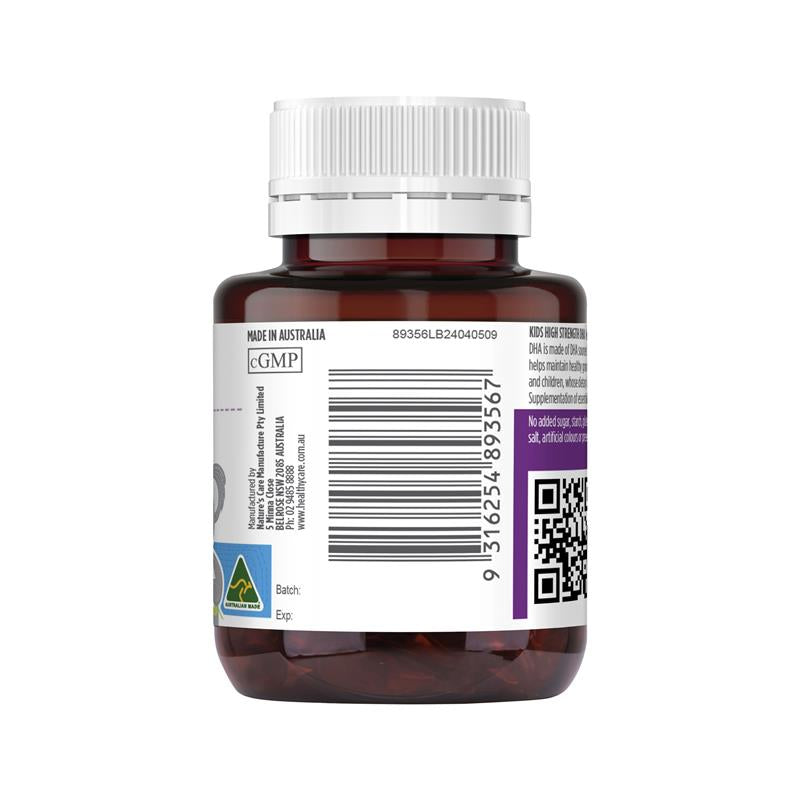 Healthy Care Kids DHA 60 Capsules