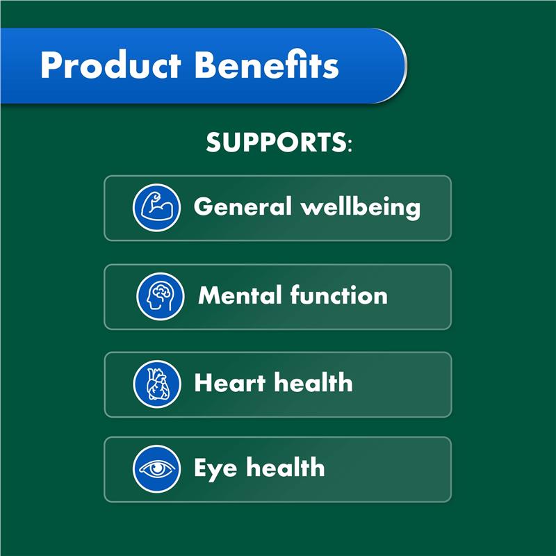 Nature's Own 4 In 1 Concentrated Fish Oil 90 Capsules