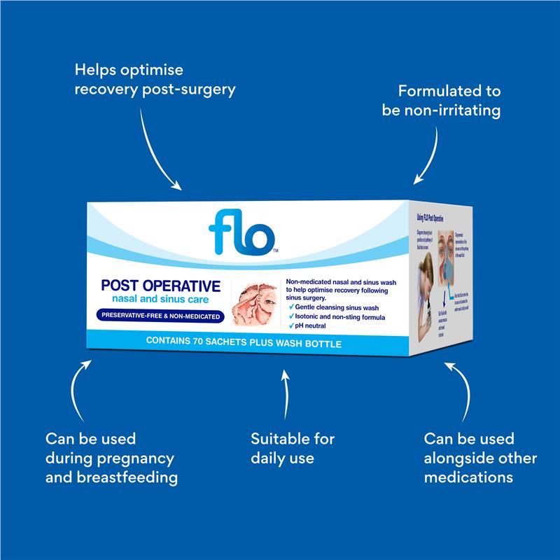 FLO Post Op Nasal Sachet 70
