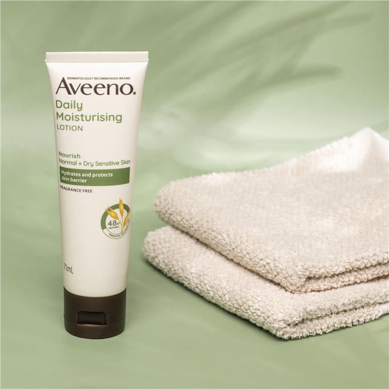 Aveeno Daily Moisturising Fragrance Free Body Lotion 71mL