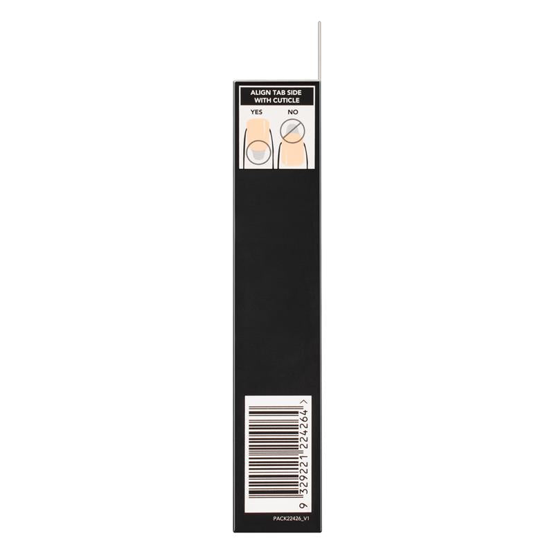 Glam By Manicare Glam Ready Pre-Glued Nails Off The Runway 30 Pieces