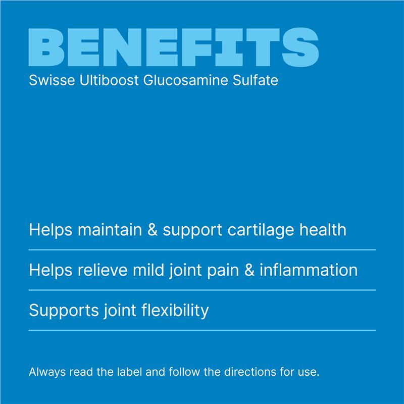 Swisse Glucosamine Sulfate 1500mg 180 Tablets
