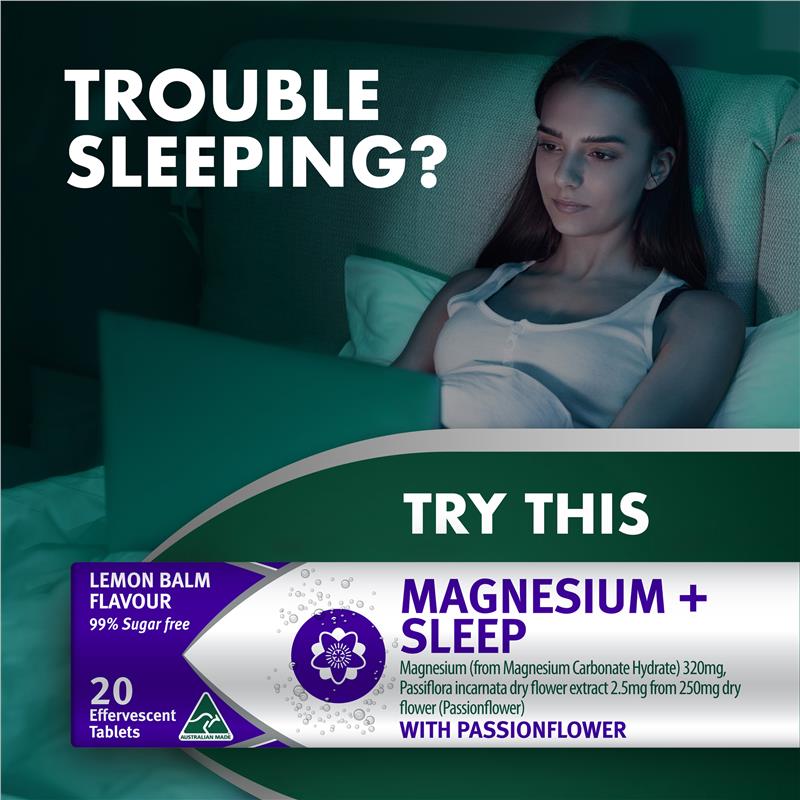 Nature's Own Magnesium + Sleep Effervescent 20 Tablets - GimmeNow