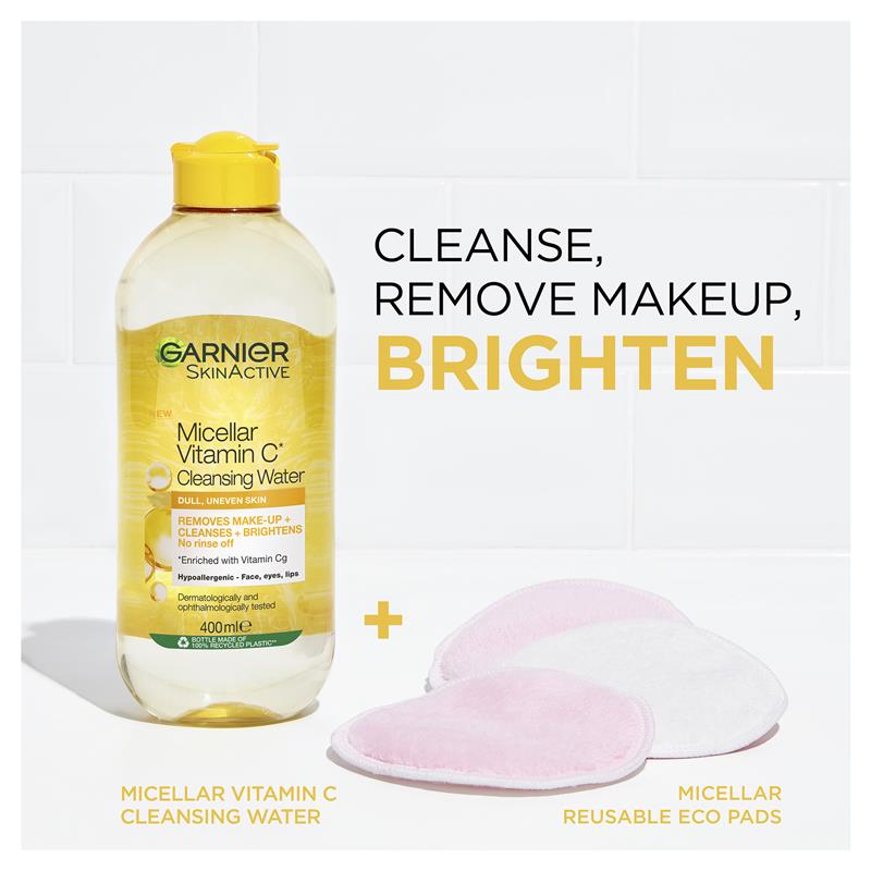 Garnier Micellar Vitamin C Cleansing Water 400ml - GimmeNow