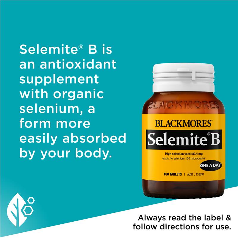 Blackmores Selemite B 100 Tablets - GimmeNow