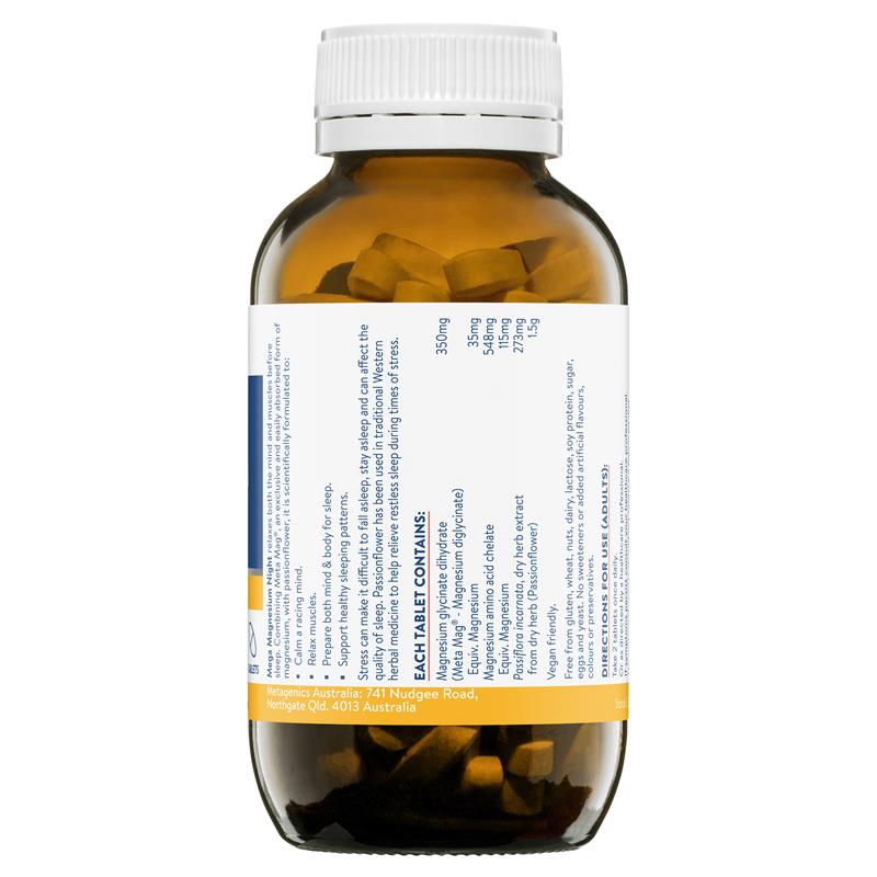 Ethical Nutrients Mega Magnesium Night 100 Tablets Exclusive Size