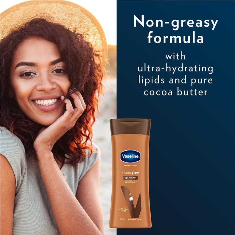 Vaseline Intensive Care Body Lotion Cocoa Glow 225ml