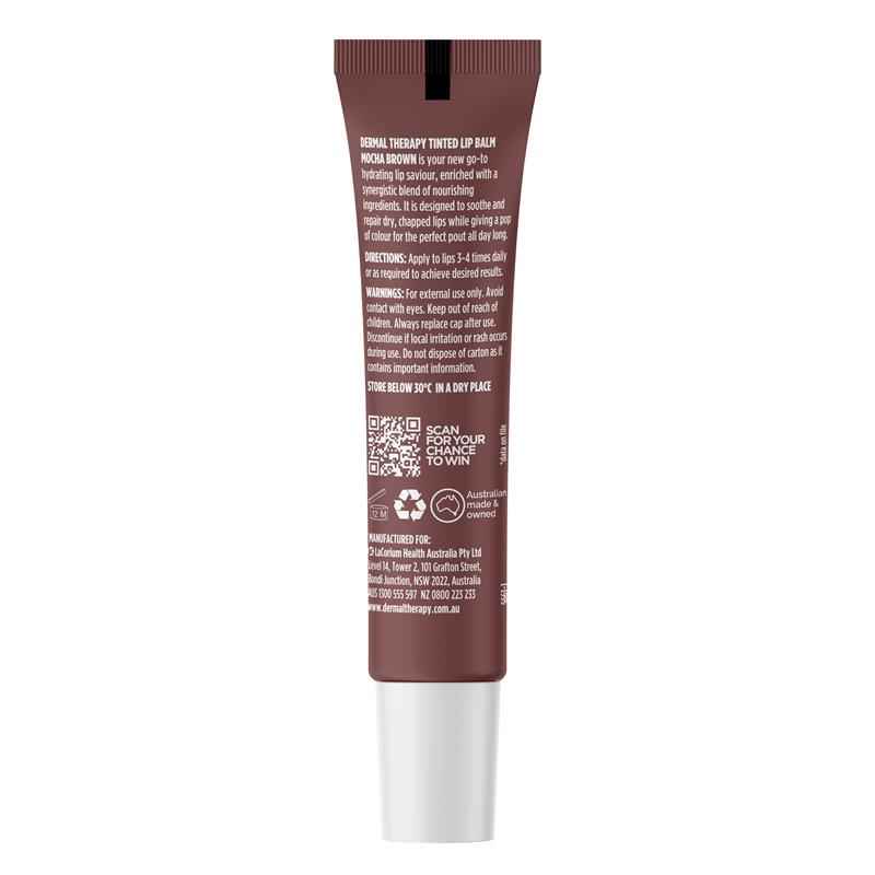 Dermal Therapy Tinted Lip Balm Mocha Brown 8g