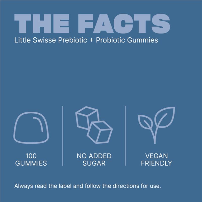 Little Swisse Pre + Probiotic Gummies 100 Pack