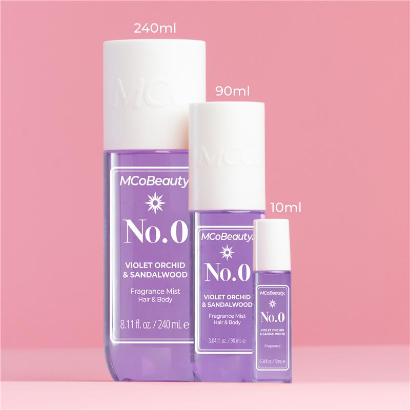 MCoBeauty Violet Orchid & Sandalwood No.0 Fragrance Hair & Body Mist 240ml