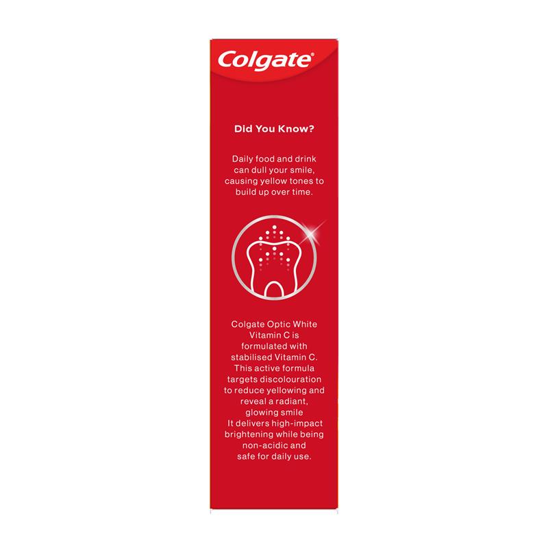 Colgate Toothpaste Optic White Vitamin C 100g