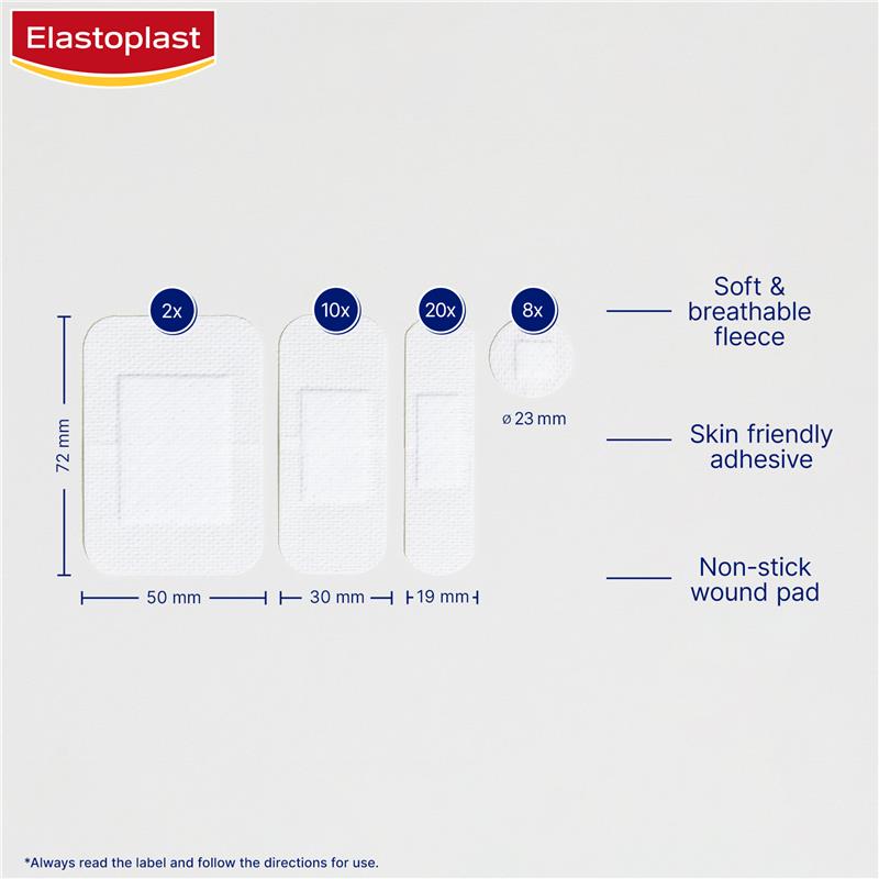 Elastoplast Sensitive 40 Strips Assorted