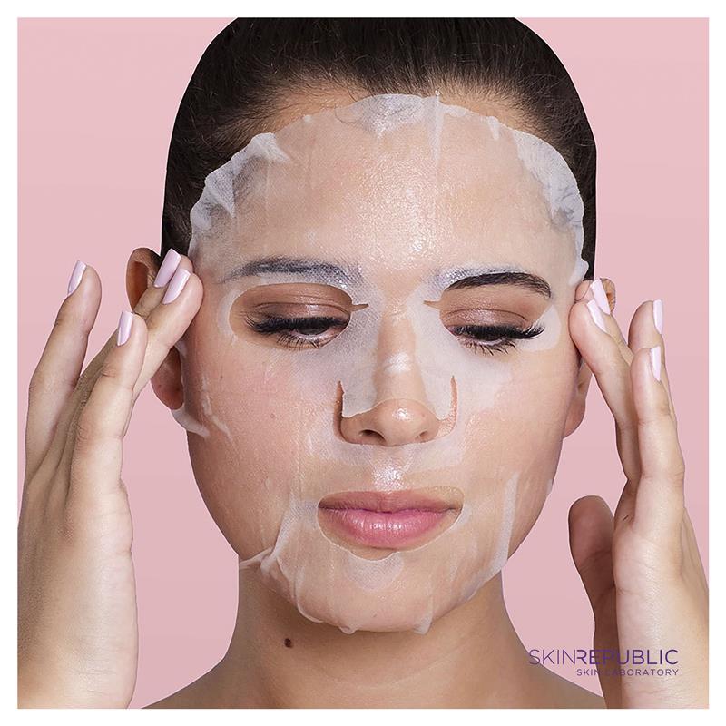 Skin Republic Two Step Hyaluronic Acid and Collagen Face Mask