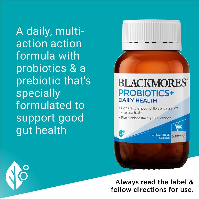 Blackmores Probiotics+ Daily Health 30 Capsules - GimmeNow