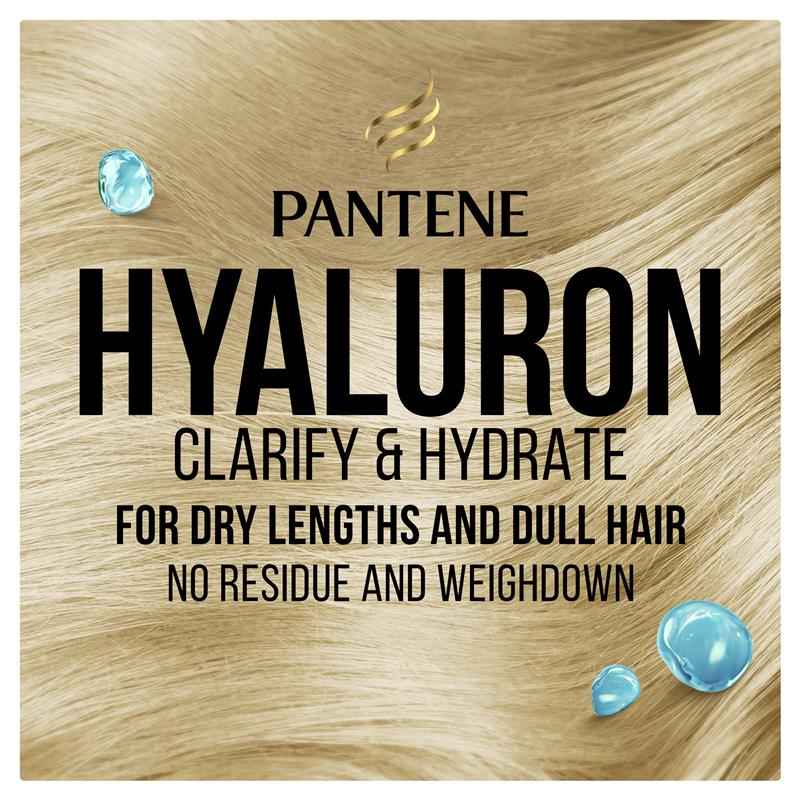 Pantene Miracles Hyaluron Clarify & Hydrate Silicone-Free Shampoo 650ml